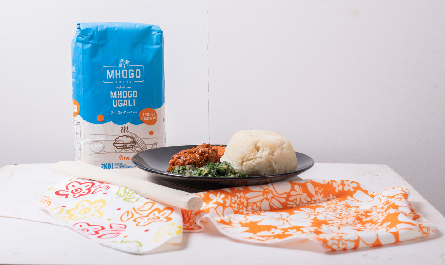 2Kg Mhogo Ugali (50% Cassava Flour - 50% Maize Flour)