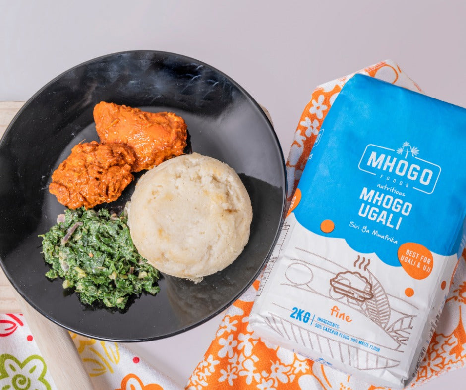 2Kg Mhogo Ugali (50% Cassava Flour - 50% Maize Flour)